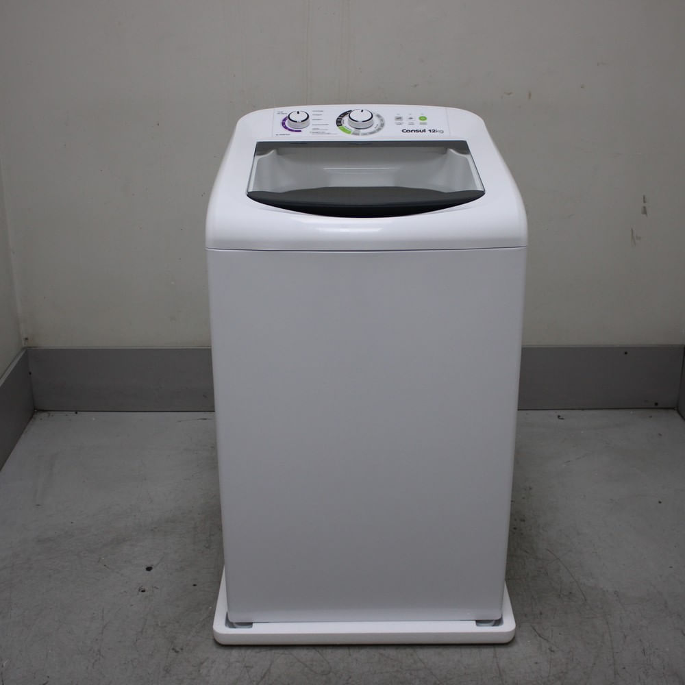 Máquina De Lavar Consul 12Kg Branca Com Dosagem Econômica E Ciclo Edredom - Cwh12bbbs1_Wexcele_Cf6257880 220V
