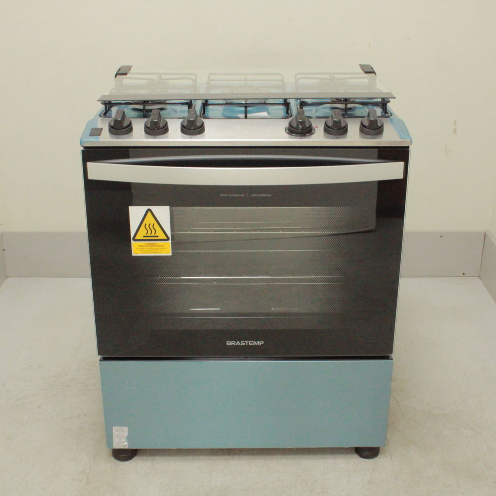 Fogão Brastemp 5 Bocas Cor Inox Com Turbo Chama - BFS5GDRNS1_WEXCELE_CI5492022