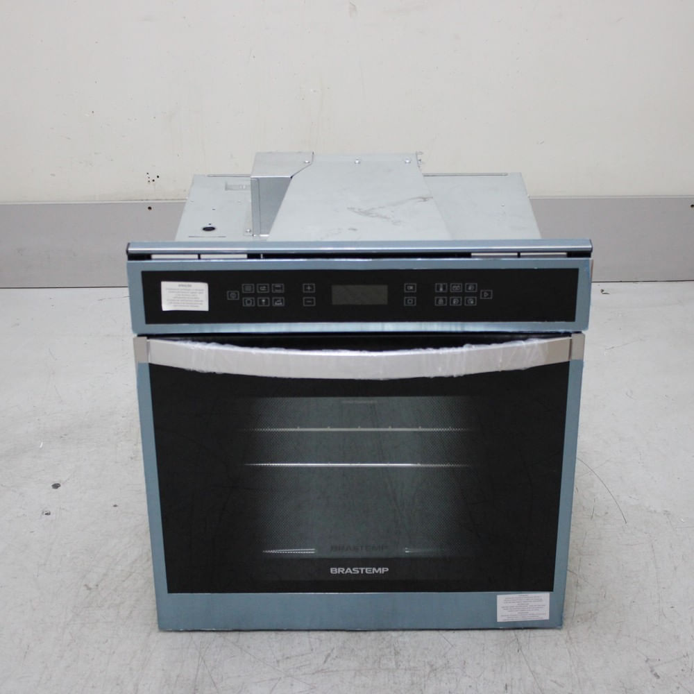 Forno de Embutir Elétrico Brastemp 84 Litros Cor Inox com Convecção e Termômetro Meat Control - BOT84ARBS1_WEXCELE_CG6705701