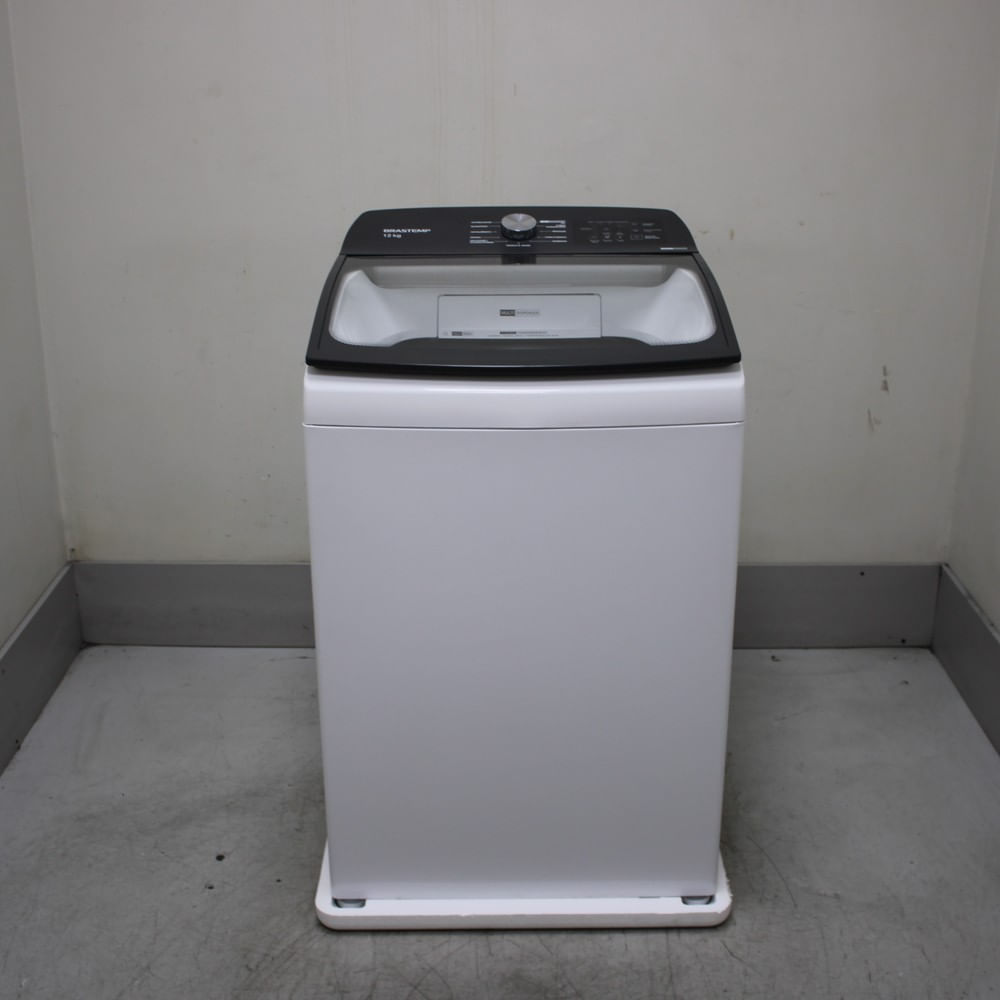 Máquina De Lavar Brastemp 12Kg Branca Água Quente Com Ciclo Tira Manchas Pro E Smart Sensor - Bwr12bbas1_Wexcele_Cg6340043 110V