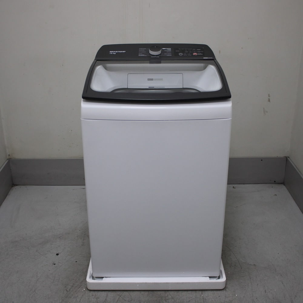 Máquina De Lavar Brastemp 15Kg Branca Com Ciclo Tira Manchas Advanced E Smart Sensor - Bwf15abas3_Wbom_Cg6340038 110V