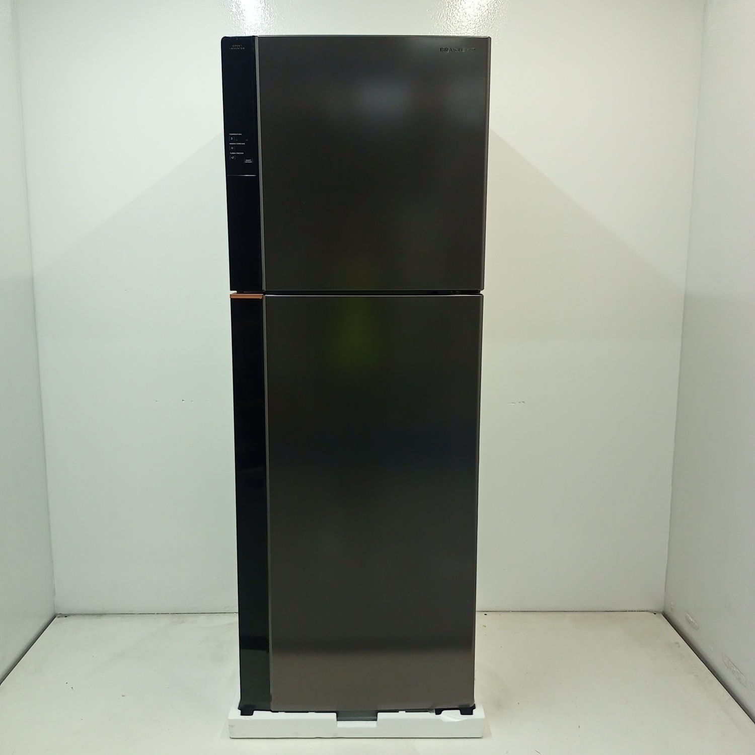 Geladeira Inteligente B= Smart Brastemp Frost Free Duplex 512 Litros Cor Black Inox - Brm62aexs3_Wbom_Jg6101701 Bivolt