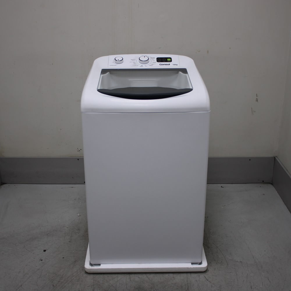 Máquina De Lavar Branca Consul 12Kg Com Dosagem Econômica E Ciclo Edredom - Cwm12abbs1_Wexcele_Cg6374572 220V