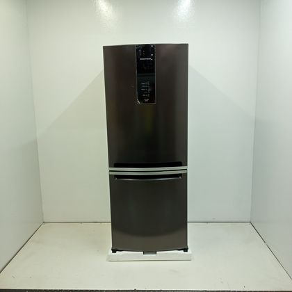 Geladeira Brastemp Eclipse Collection Frost Free Inverse A+++ 447 Litros Cor Black Inox com Smart Flow e Fresh Box - BRE57FEAS3_WBOM_JG6125298 110V