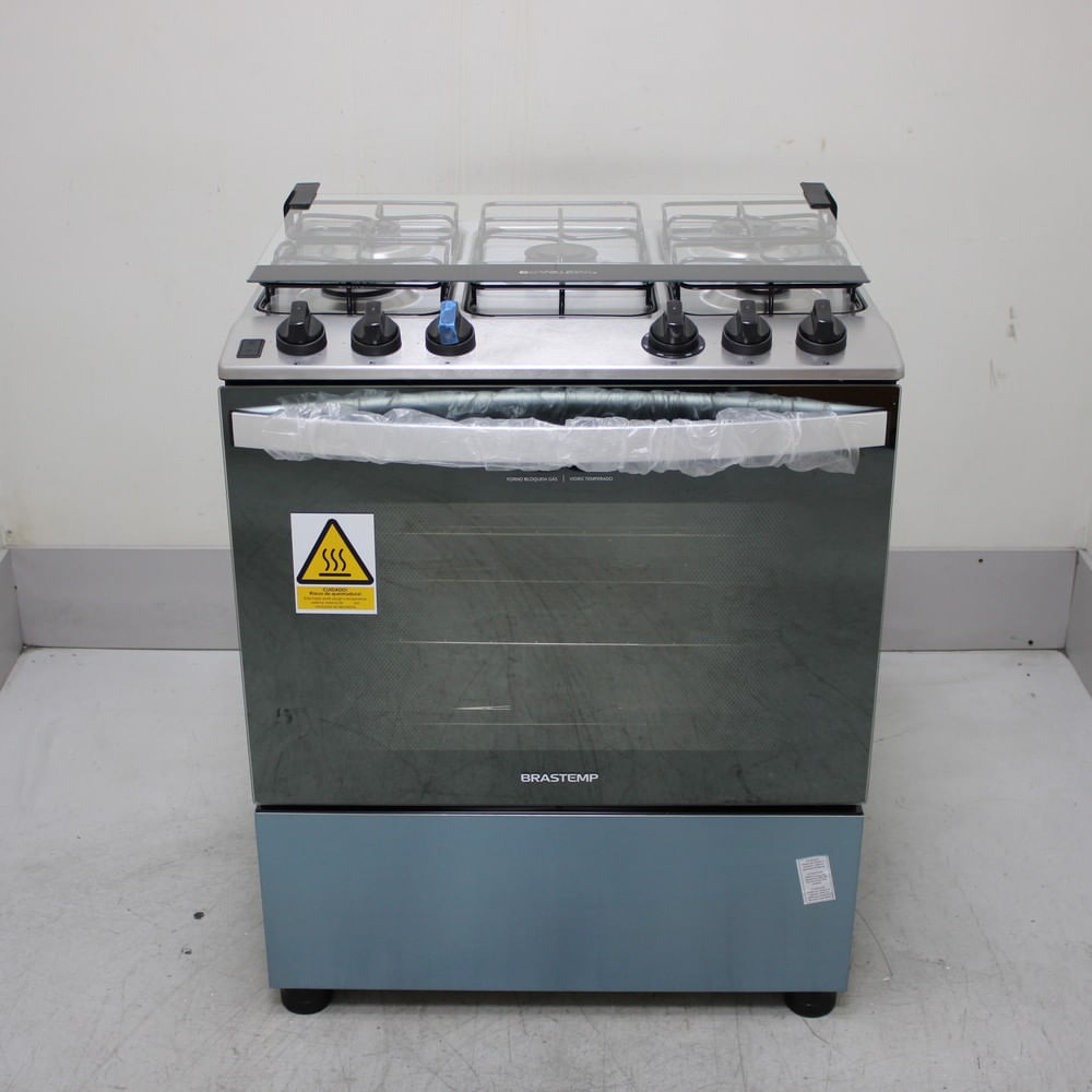 Fogão Brastemp 5 Bocas Cor Inox Com Botões Removíveis E Exclusivo Aro Protetor - Bfs5ncrus2_Wotimo_Cg6718684 Bivolt