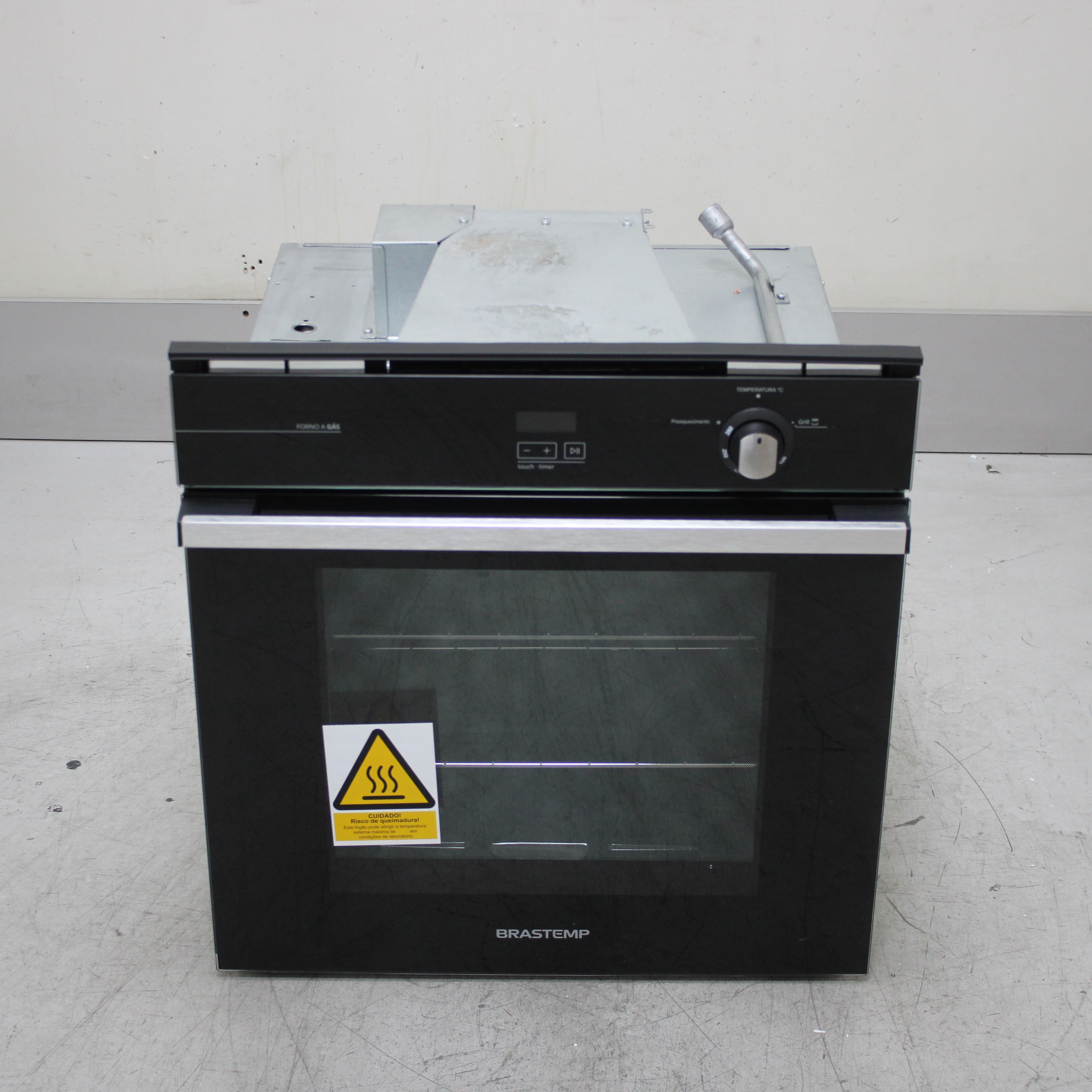 Forno De Embutir A Gás Brastemp 78 Litros Preto Com Grill E Timer Touch - Boa84aers1_Wexcele_Cg6724768 220V