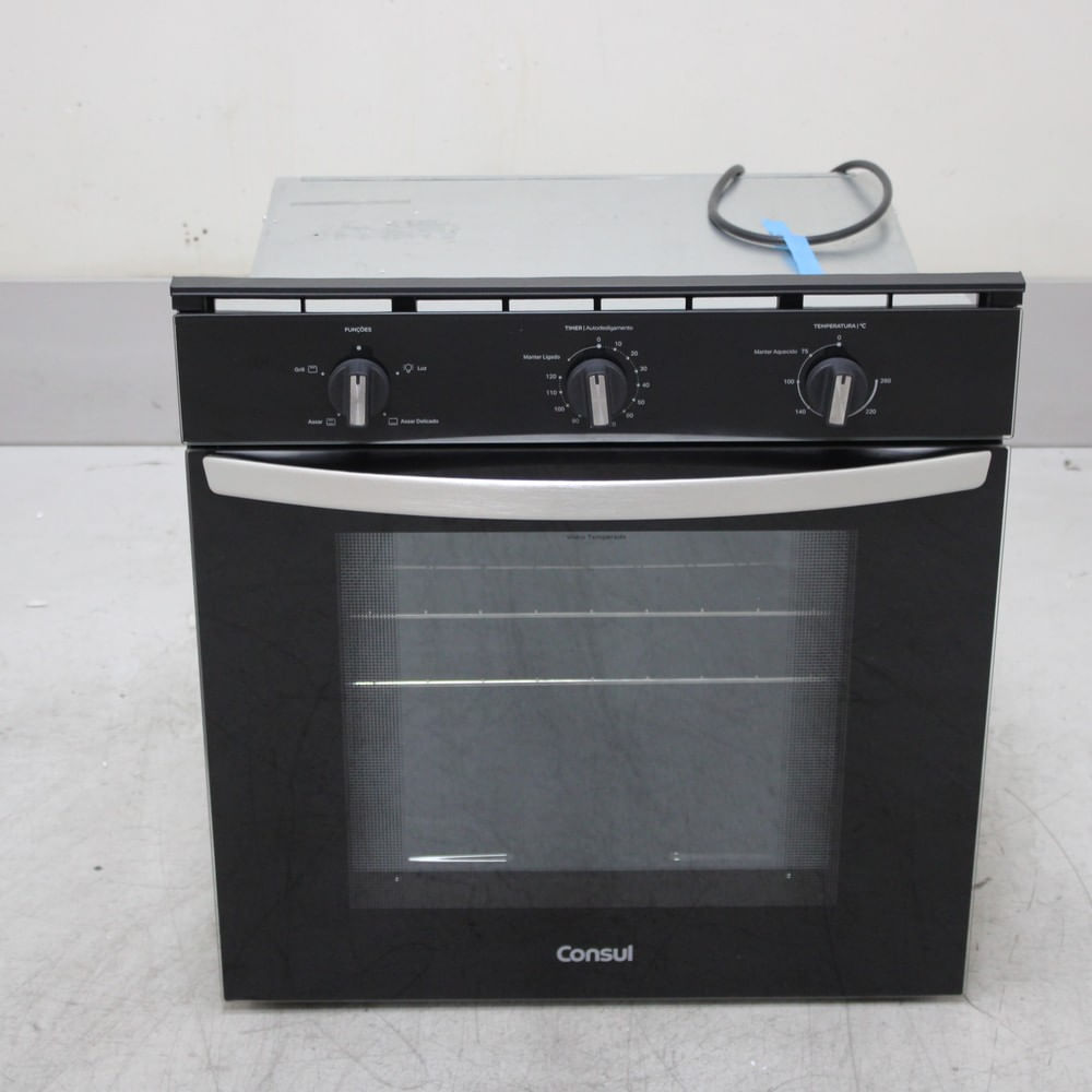 Forno De Embutir Elétrico Consul 84 Litros Preto Com Timer Autodesligamento E Grill - Cob84beas2_Wotimo_Cg6725740 110V