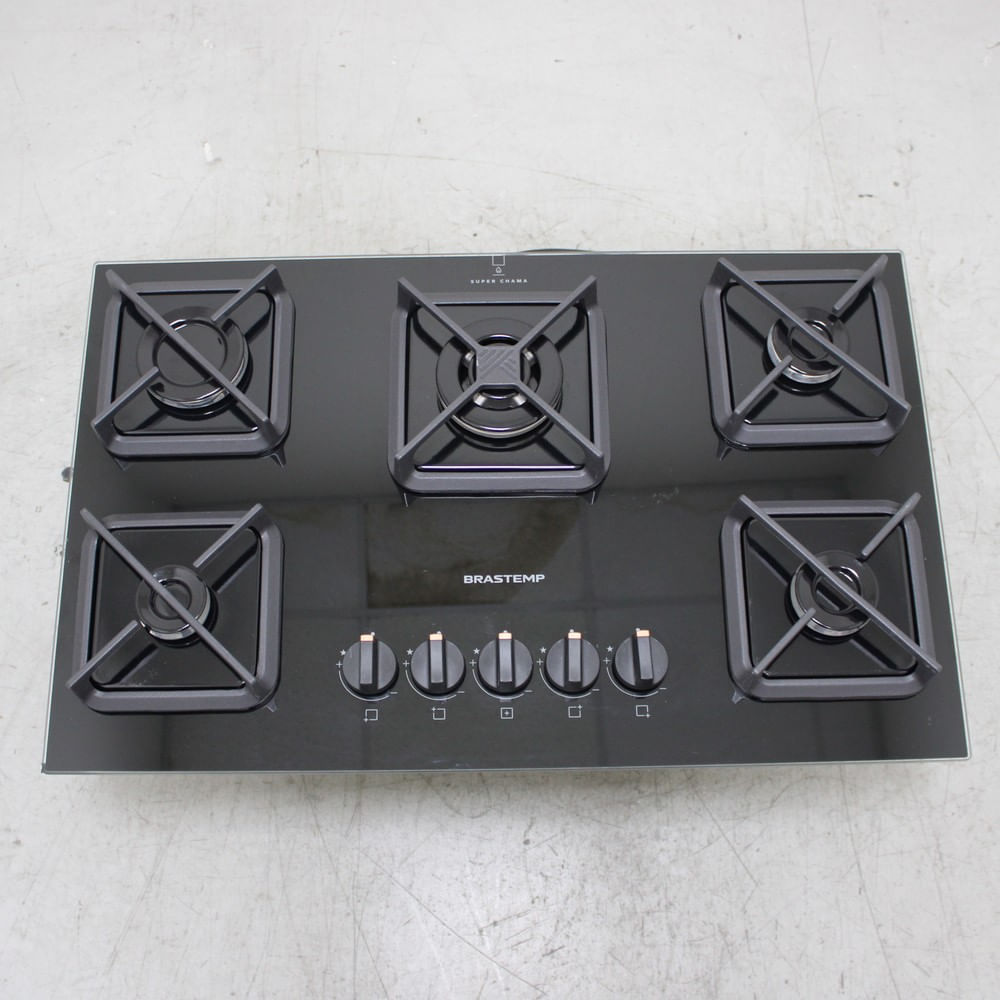 Cooktop Brastemp 5 Bocas A Gás, Grades De Ferro Fundido E Chamas Especiais - Bds75aeus2_Wotimo_Cg6718852 Bivolt