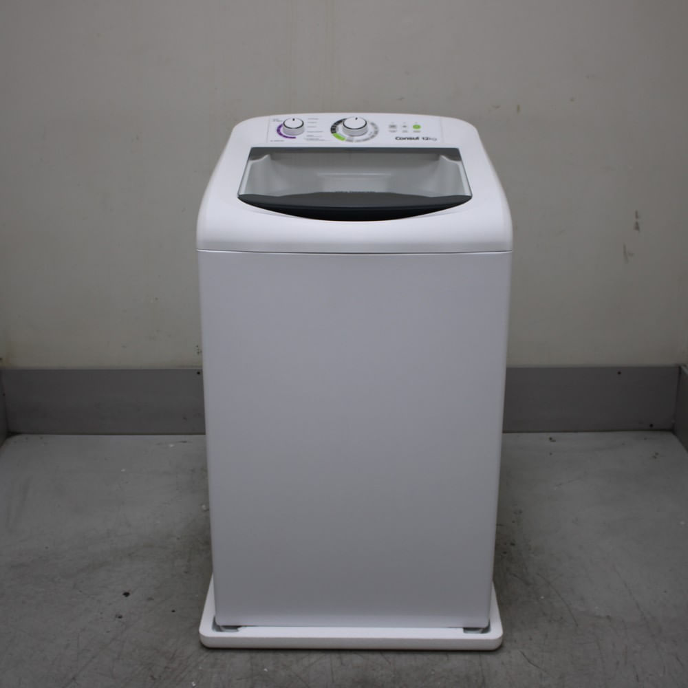Máquina De Lavar Consul 12Kg Branca Com Dosagem Econômica E Ciclo Edredom - Cwh12bbas3_Wbom_Cg6369779 110V