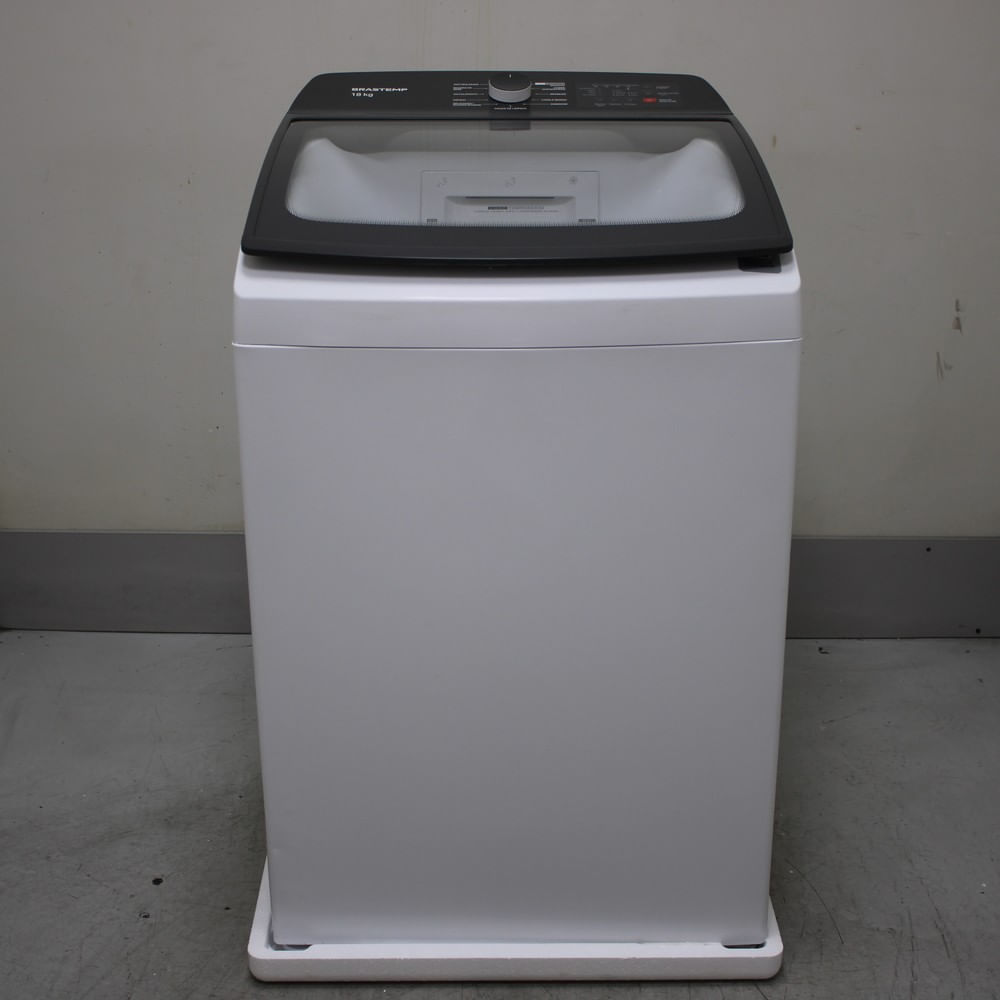 Máquina De Lavar Brastemp 18Kg Branca Com Ciclo Tira Manchas Advanced E Ciclo Antibolinhas - Bwf18abas3_Wbom_Cg6476968 110V