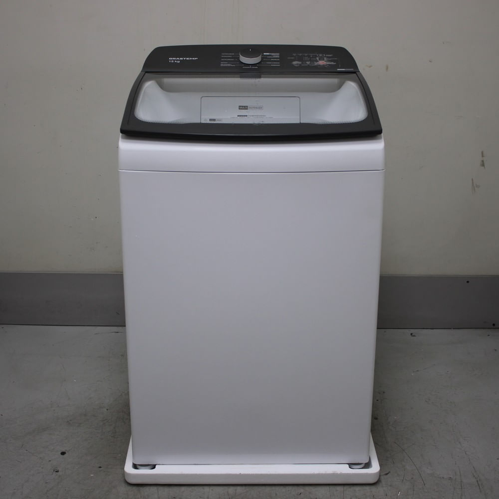 Máquina De Lavar Brastemp 15Kg Branca Com Ciclo Tira Manchas Advanced E Smart Sensor - Bwf15abas3_Wbom_Cg6480340 110V