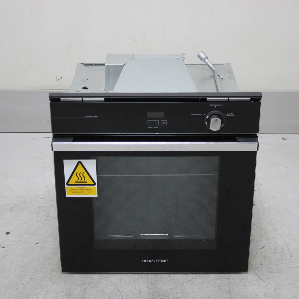 Forno De Embutir A Gás Brastemp 78 Litros Preto Com Grill E Timer Touch - Boa84aers2_Wotimo_Cg6741506 220V