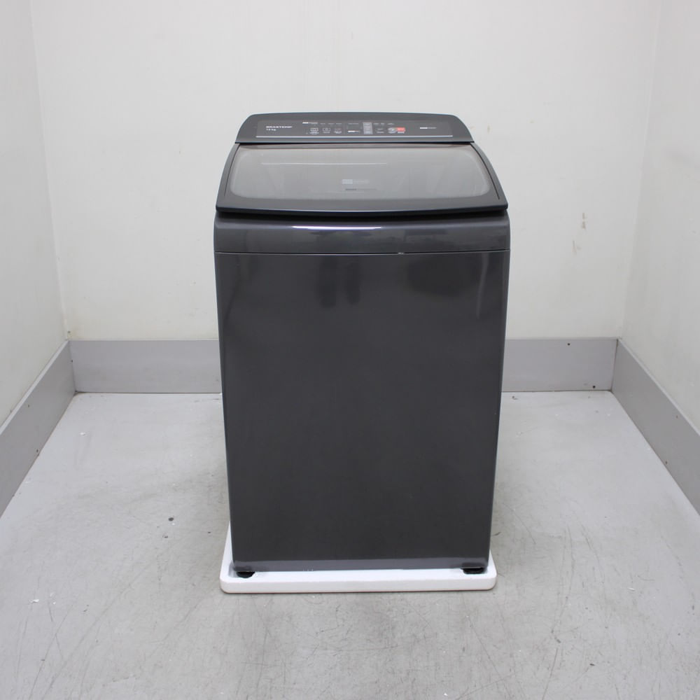 Máquina De Lavar Brastemp 15Kg Cinza Platinum Com Timer Pro - Bwt15a9as1_Wexcele_Cg6495327 110V