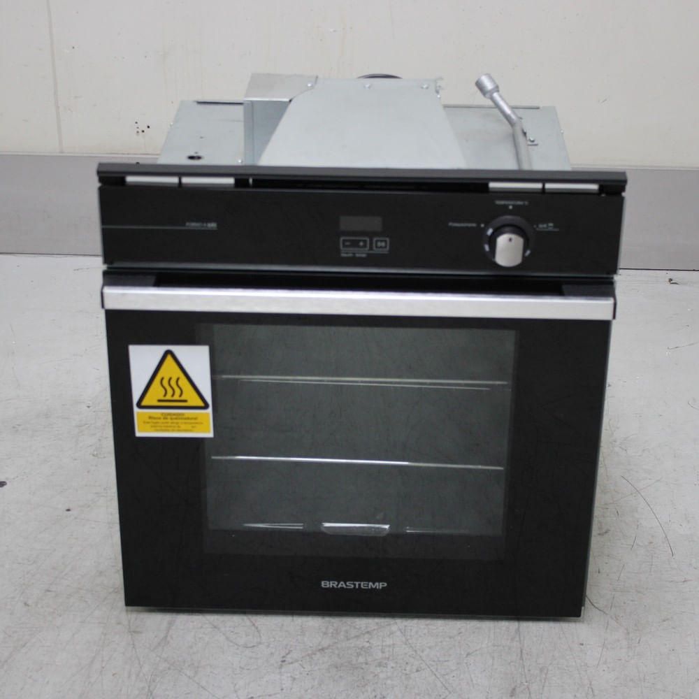 Forno De Embutir A Gás Brastemp 78 Litros Preto Com Grill E Timer Touch - Boa84aers1_Wexcele_Cg6744071 220V