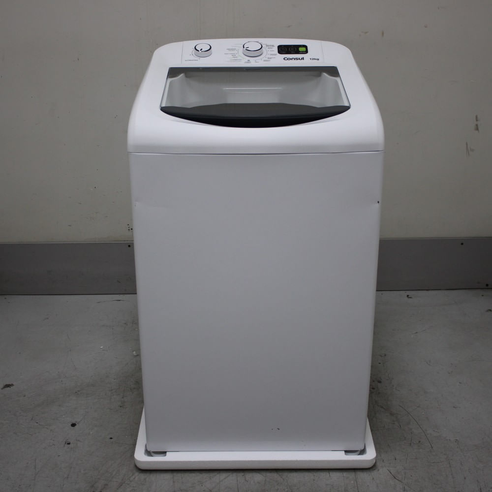 Máquina De Lavar Branca Consul 12Kg Com Dosagem Econômica E Ciclo Edredom - Cwm12abas3_Wbom_Cf6315898 110V