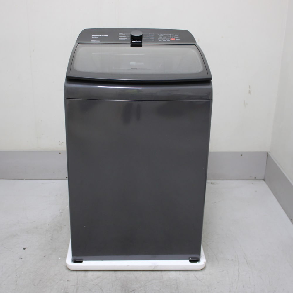 Máquina De Lavar Cinza Platinum Brastemp 14Kg Com Smart Sensor E Função Reduzir Tempo - Bwj14a9bs2_Wotimo_Cg6517207 220V