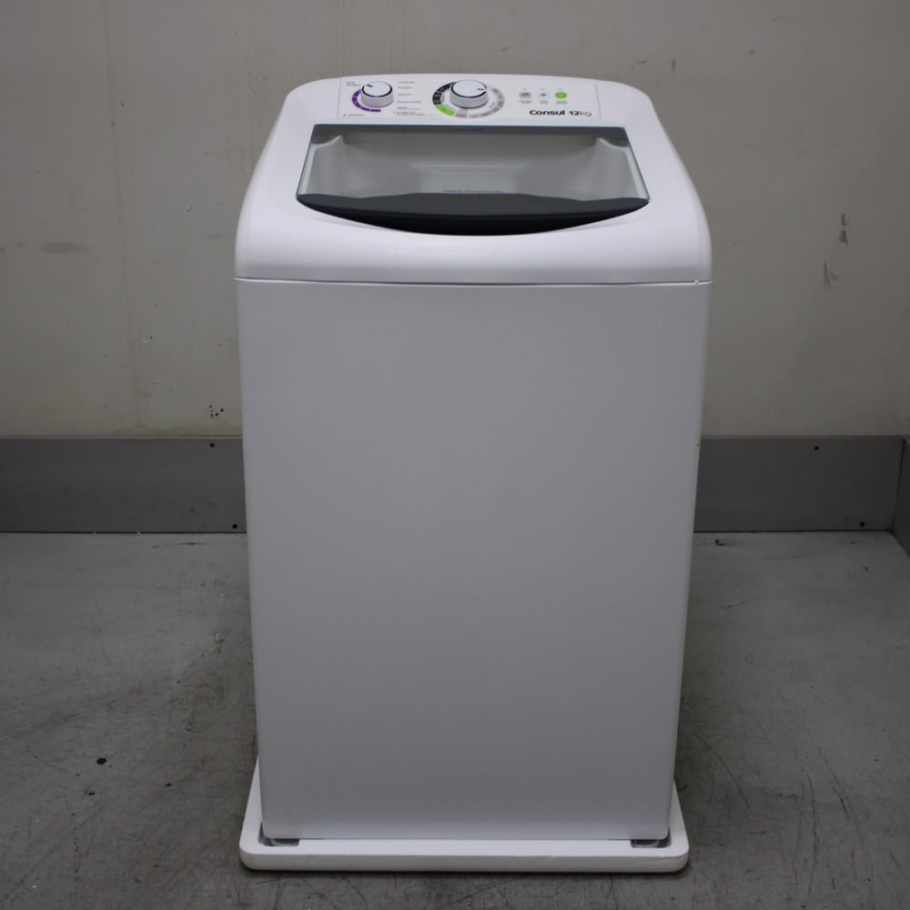 Máquina De Lavar Consul 12Kg Branca Com Dosagem Econômica E Ciclo Edredom - Cwh12bbas3_Wbom_Cg6516091 110V