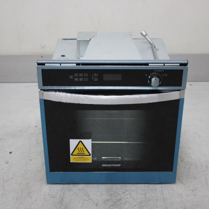 Forno de Embutir a Gás Brastemp 78 Litros Cor Inox com Convecção e Termômetro Meat Control - BOH84ARRS1_WEXCELE_CH6773846 220V