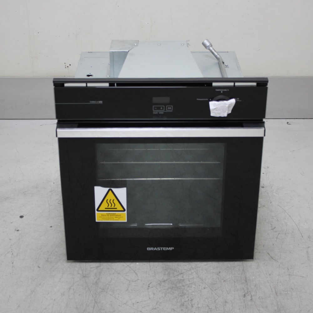 Forno De Embutir A Gás Brastemp 78 Litros Preto Com Grill E Timer Touch - Boa84aers1_Wexcele_Cg6755743 220V