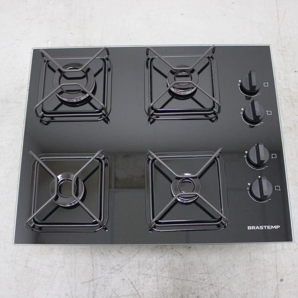Cooktop Brastemp 4 Bocas A Gás Com Grades De Ferro Aramado E Chama Simmer - Bdd61beus1_Wexcele_Ch6774307 Bivolt