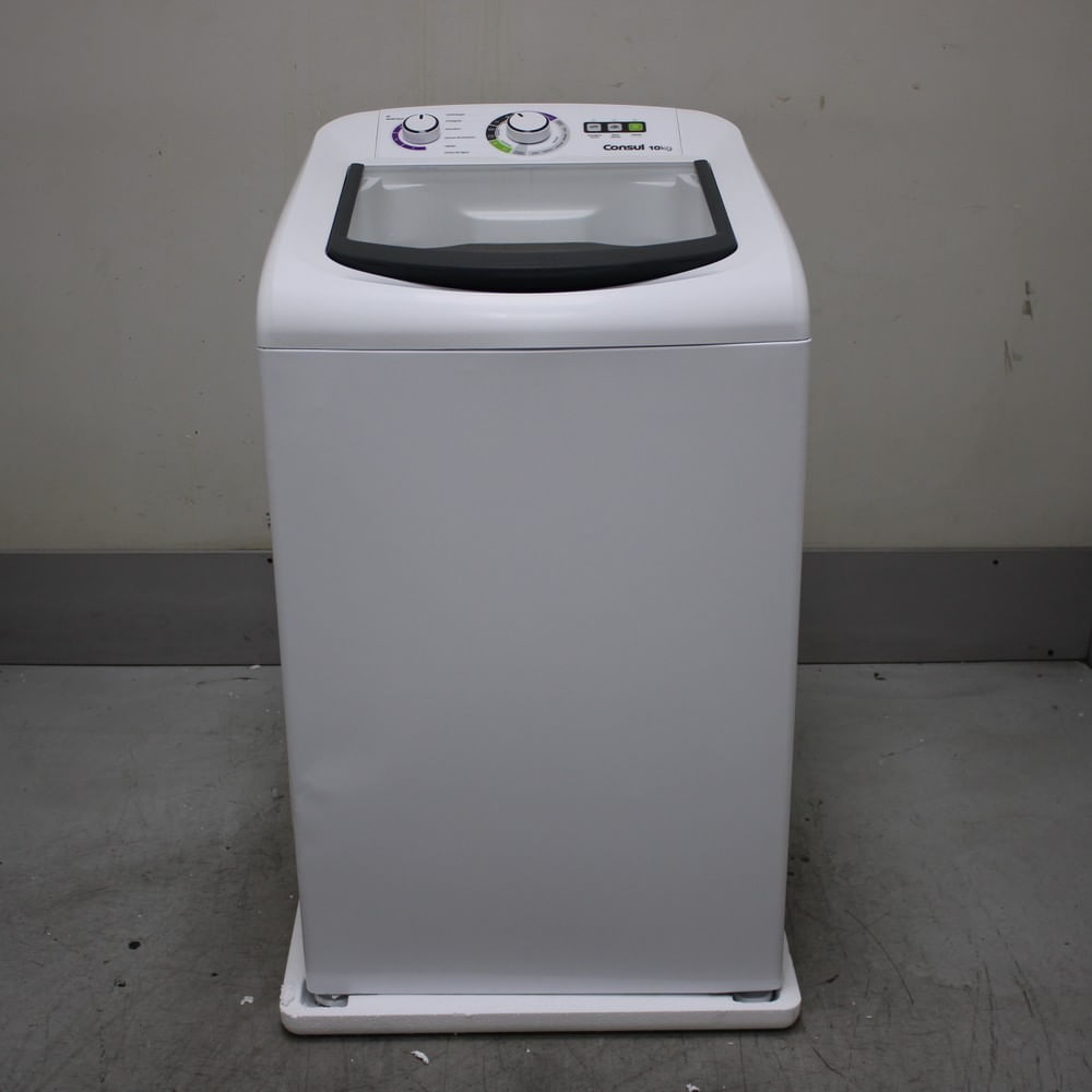 Máquina De Lavar Consul 10Kg Branca Com Dosagem Econômica - Cwb10bbas3_Wbom_Ch6585402 110V