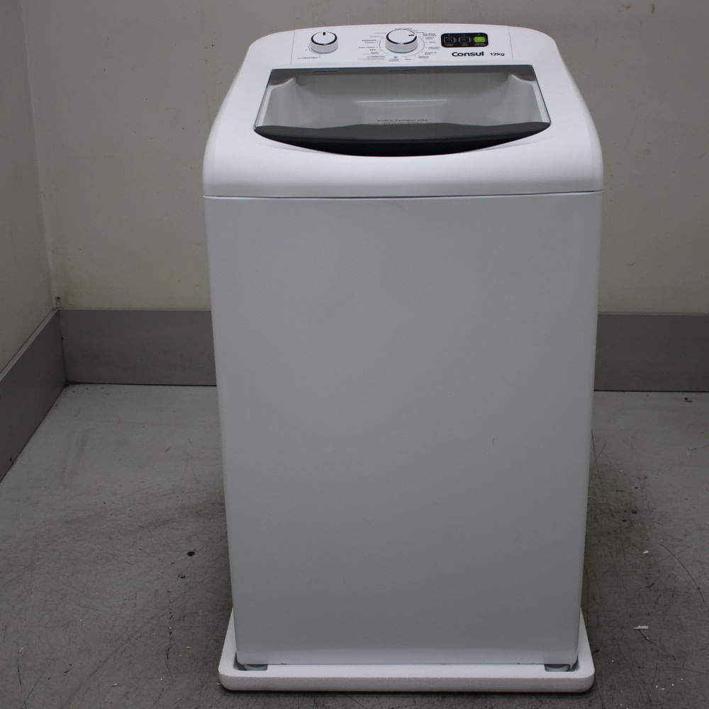Máquina De Lavar Branca Consul 12Kg Com Dosagem Econômica E Ciclo Edredom - Cwm12abbs3_Wbom_Ch6586375 220V