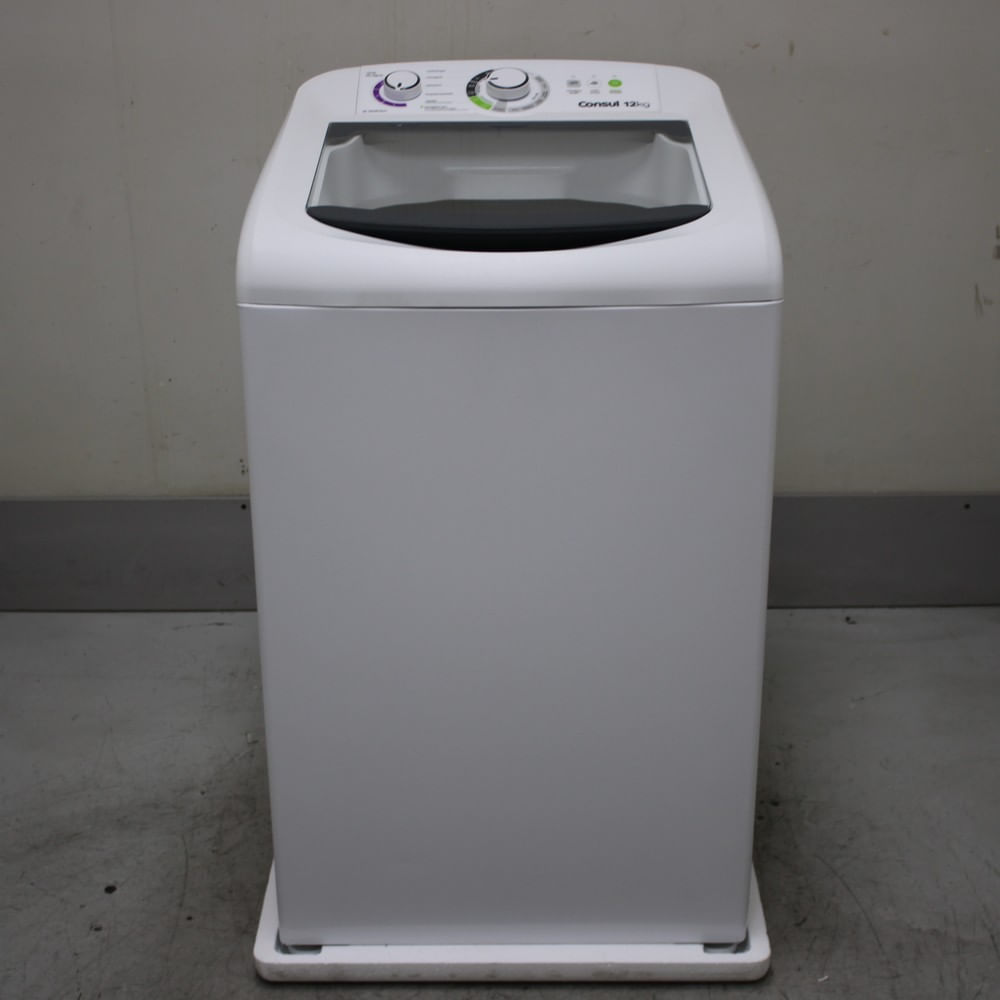 Máquina De Lavar Consul 12Kg Branca Com Dosagem Econômica E Ciclo Edredom - Cwh12bbas3_Wbom_Ch6600141 110V