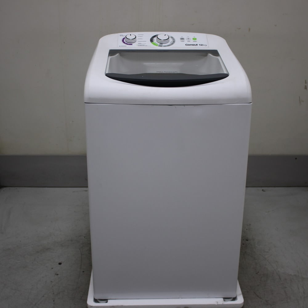 Máquina De Lavar Consul 12Kg Branca Com Dosagem Econômica E Ciclo Edredom - Cwh12bbas3_Wbom_Ch6615333 110V