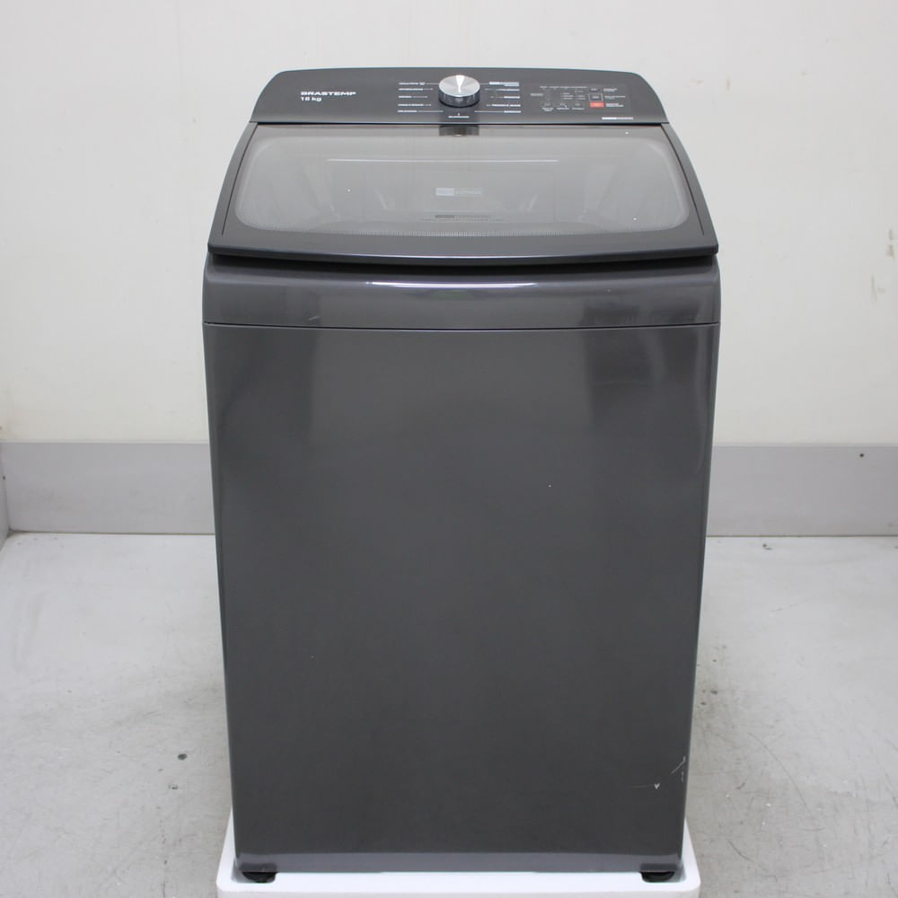 Máquina De Lavar Brastemp 16Kg Cinza Platinum Com Tecnologia Flex Wash E Ciclo Tira Manchas Advanced - Bwy16a9bs3_Wbom_Ch6606407 220V