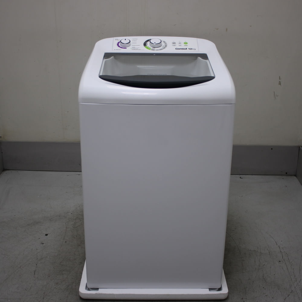 Máquina de Lavar Consul 12Kg Branca com Dosagem Econômica e Ciclo Edredom - CWH12BBBS3_WBOM_CH6611744