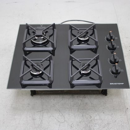 Cooktop Brastemp 4 Bocas a Gás, Grades de Ferro Fundido e Chamas Especiais - BDS62AEUS2_WOTIMO_CH6056808 BIVOLT