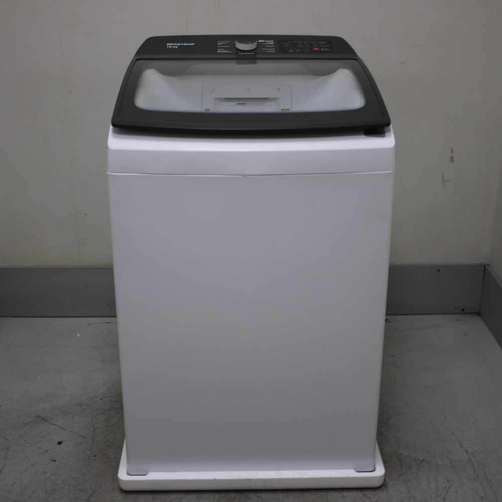 Máquina De Lavar Brastemp 18Kg Branca Com Ciclo Tira Manchas Advanced E Ciclo Antibolinhas - Bwf18abas3_Wbom_Ch6654356 110V