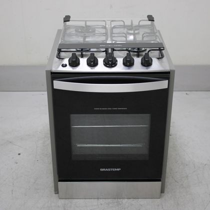 Fogão Brastemp 4 Bocas de Embutir Inox com Dupla Chama e Grades Individuais - BYO4EBRUS2_WOTIMO_CH6798136 BIVOLT