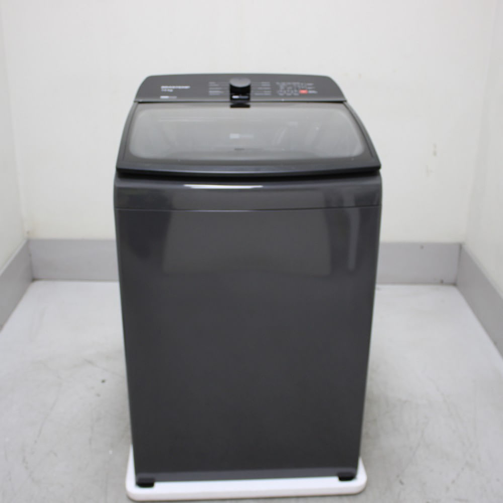 Máquina De Lavar Cinza Platinum Brastemp 14Kg Com Smart Sensor E Função Reduzir Tempo - Bwj14a9as1_Wexcele_Ch6661878 110V