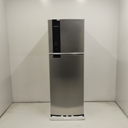Geladeira Brastemp Frost Free Duplex 375 litros cor Inox com Espaço Adapt - BRM45JKAS2_WOTIMO_JH6599282 110V