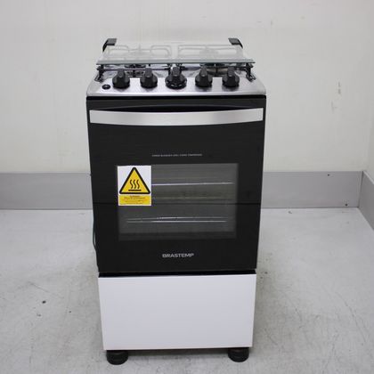 Fogão Brastemp 4 Bocas Branco com Dupla Chama e Grades Individuais - BFO4EBBUS1_WEXCELE_CH6806048 BIVOLT