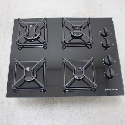 Cooktop Brastemp 4 Bocas a Gás com Grades de Ferro Aramado e Chama Simmer - BDD61BEUS1_WEXCELE_CH6806422 BIVOLT