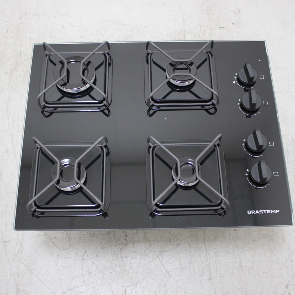 Cooktop Brastemp 4 Bocas A Gás Com Grades De Ferro Aramado E Chama Simmer - Bdd61beus1_Wexcele_Ch6806422 Bivolt