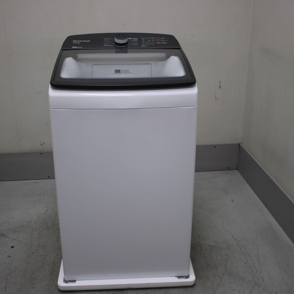 Máquina De Lavar 14Kg Brastemp Branca Com Smart Sensor E Design Compacto - Bwf14abbs2_Wotimo_Ch6683360 220V