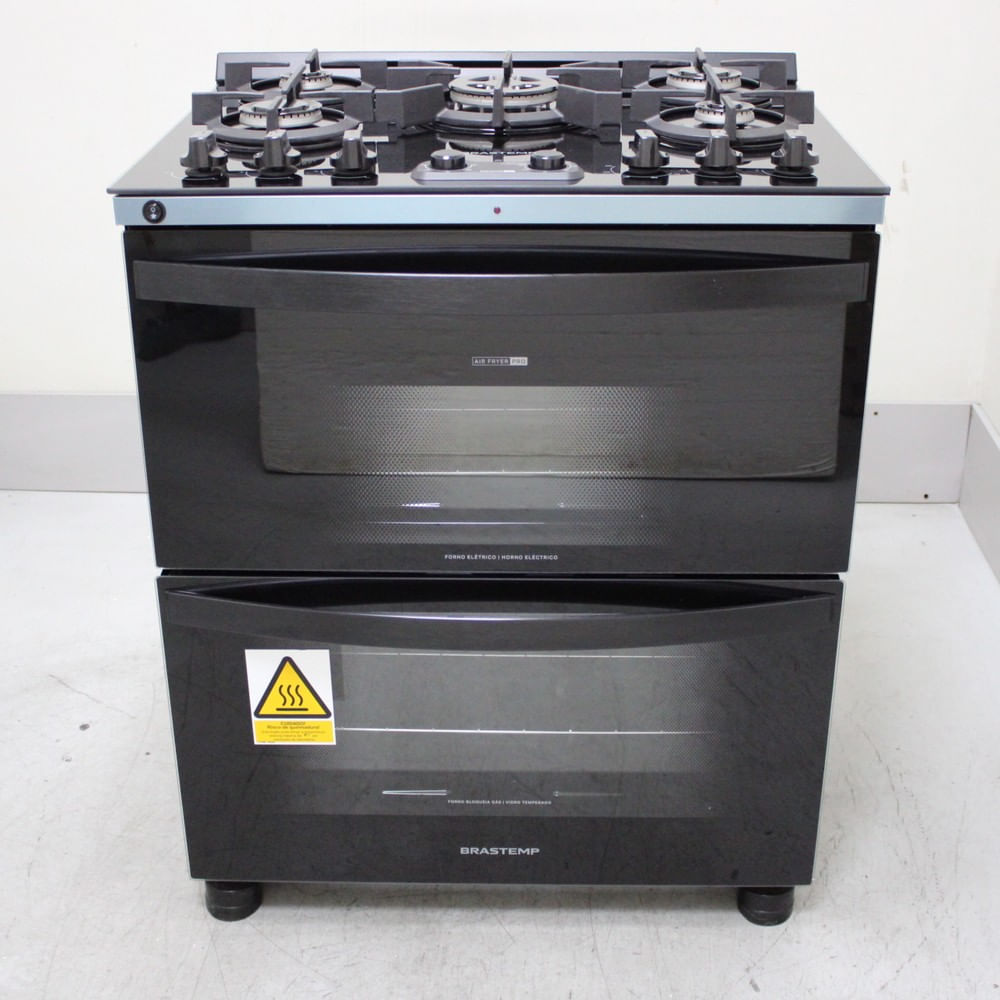 Fogão Duplo Forno Brastemp Com Tecnologia Air Fryer Pro - Bfd5laens2_Wotimo_Ci6834952 110V