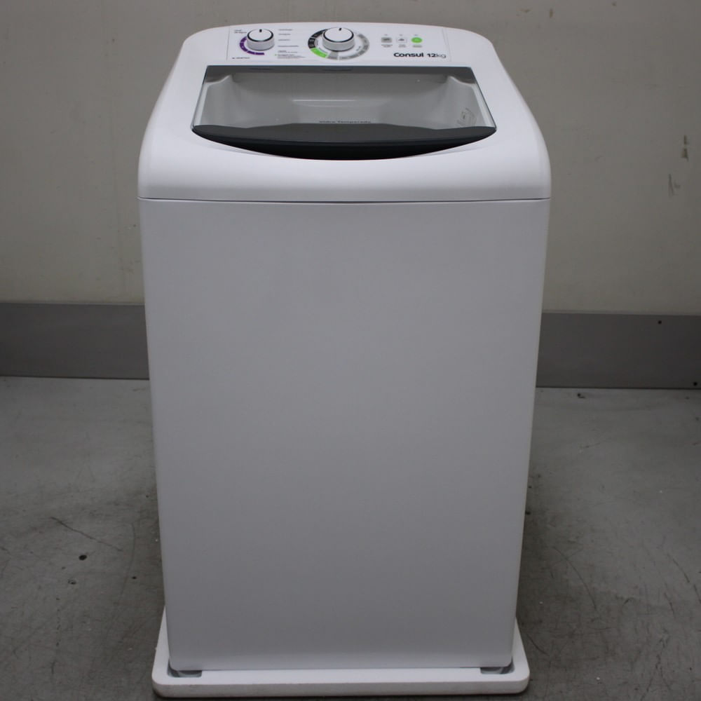 Máquina De Lavar Consul 12Kg Branca Com Dosagem Econômica E Ciclo Edredom - Cwh12bbas3_Wbom_Ci6754176 110V