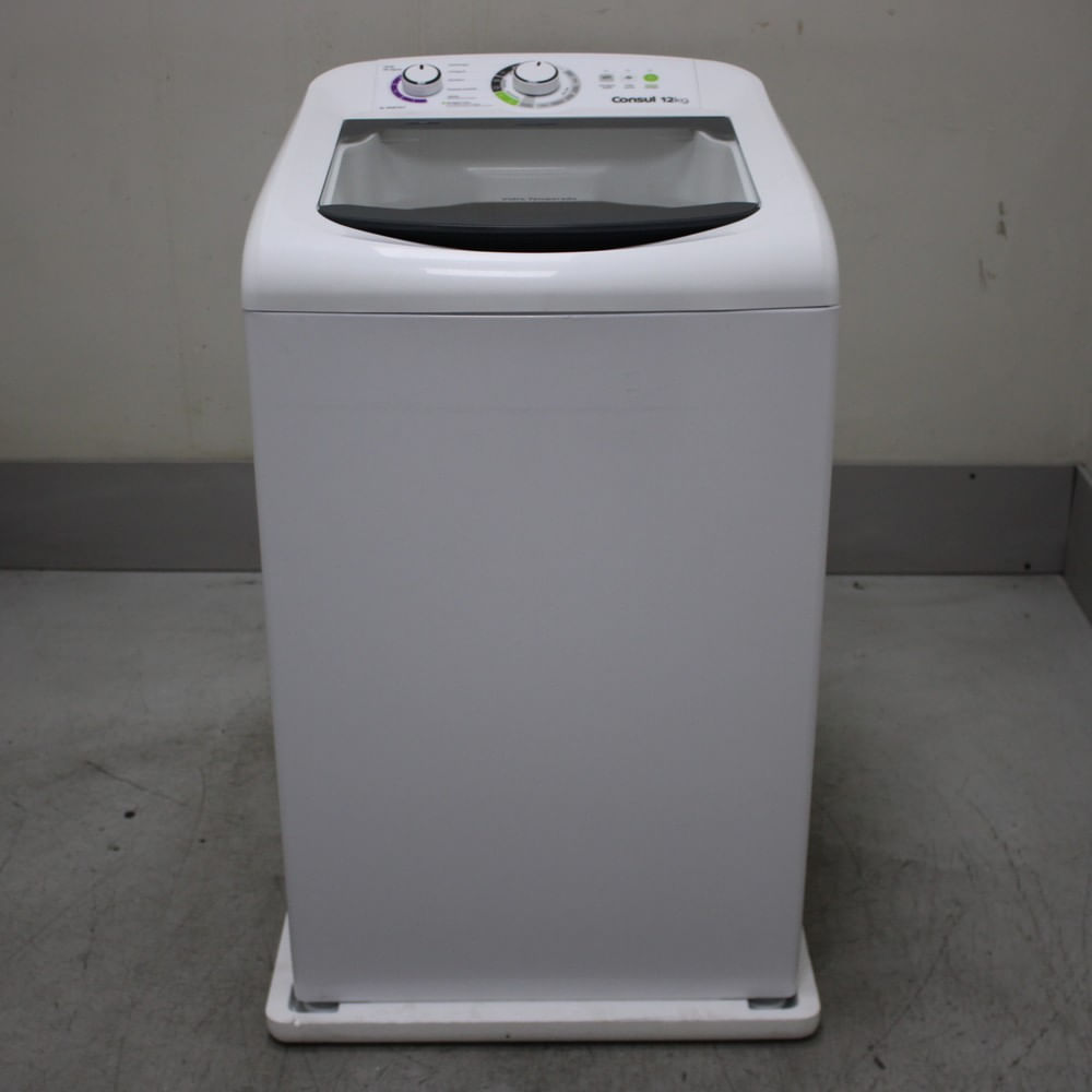 Máquina De Lavar Consul 12Kg Branca Com Dosagem Econômica E Ciclo Edredom - Cwh12bbbs2_Wotimo_Ci6745592 220V