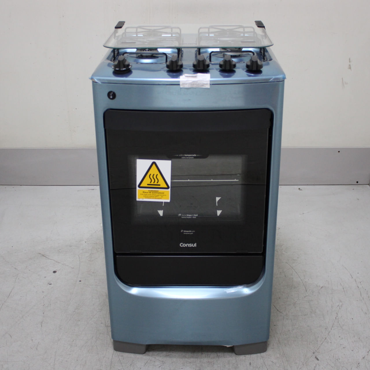 Fogão Consul 4 Bocas Inox Com Acendimento Automático - Cfo4narus1_Wexcele_Ci6174054 Bivolt