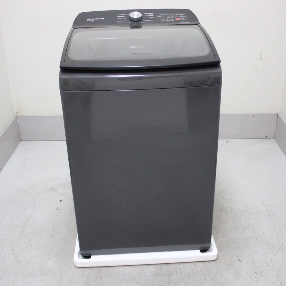 Máquina De Lavar Brastemp 16Kg Cinza Platinum Com Tecnologia Flex Wash E Ciclo Tira Manchas Advanced - Bwy16a9bs3_Wbom_Ci6747005 220V