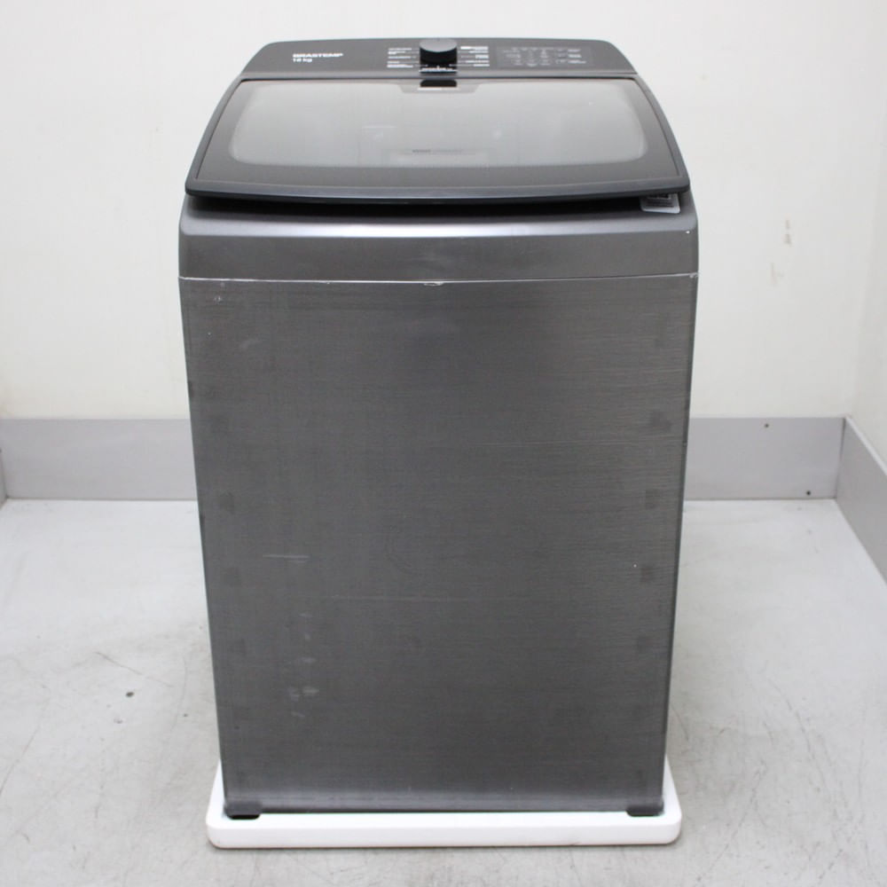 Máquina De Lavar Brastemp 16Kg Titânio Com Tecnologia Double Wash E Ciclo Tira Manchas Advanced - Bwd16a9bs2_Wotimo_Ci6752982 220V