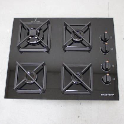 Cooktop Brastemp 4 Bocas a Gás, Grades de Ferro Fundido e Chamas Especiais - BDS62AEUS3_WBOM_CJ6374989 BIVOLT