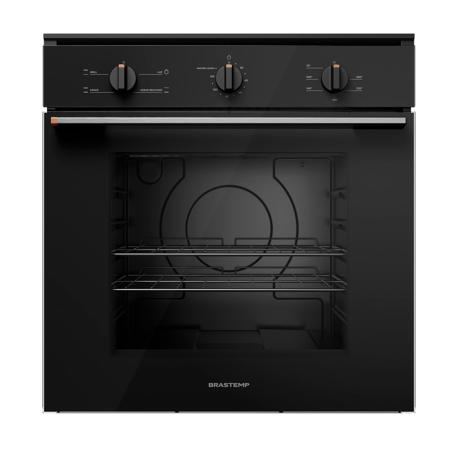 Forno Elétrico De Embutir 84 Litros Preto Brastemp - Bob84ae 110V