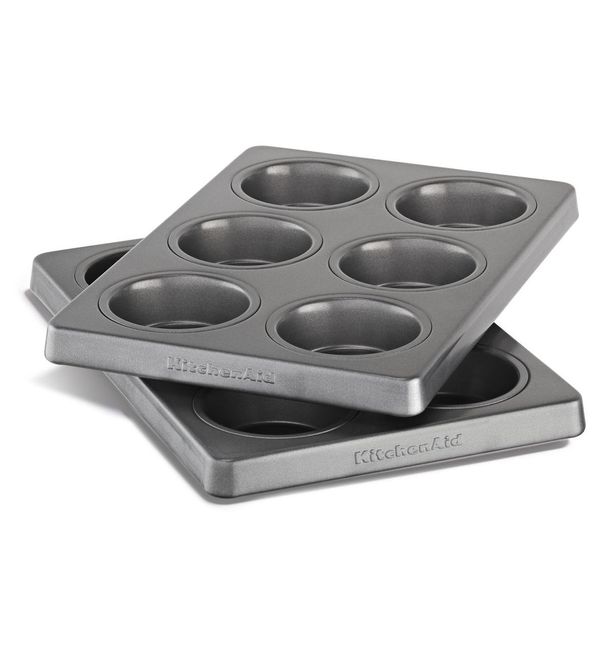 Forma Revestida - 6 Bolinhos - Kit com duas formas Chumbo KitchenAid KitchenAid