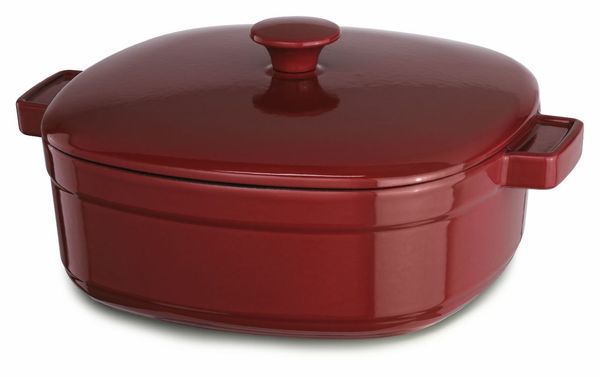 Caçarola ferro fundido Streamline - 5,7L Empire Red KitchenAid KitchenAid