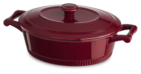 Caçarola ferro fundido Tradicional - 3,8L Empire Red KitchenAid KitchenAid
